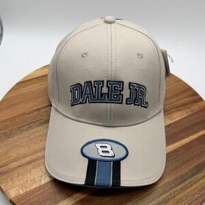 Chase Authentics Dale Earnhardt Jr 8 Budweiser NASCAR Hat Tan Adjustable 2752